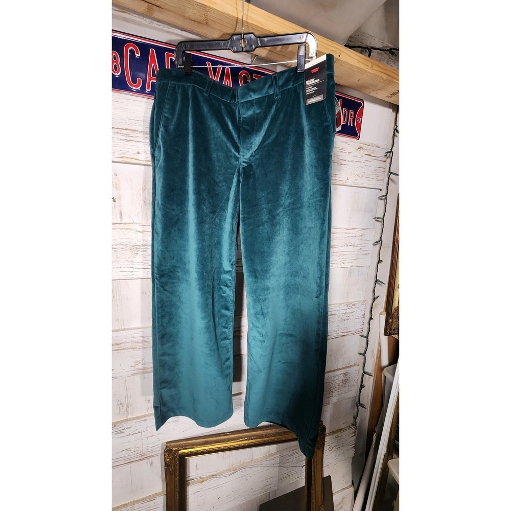 Levi's‎ Baggy Trouser green teal @2 18/27 wide leg